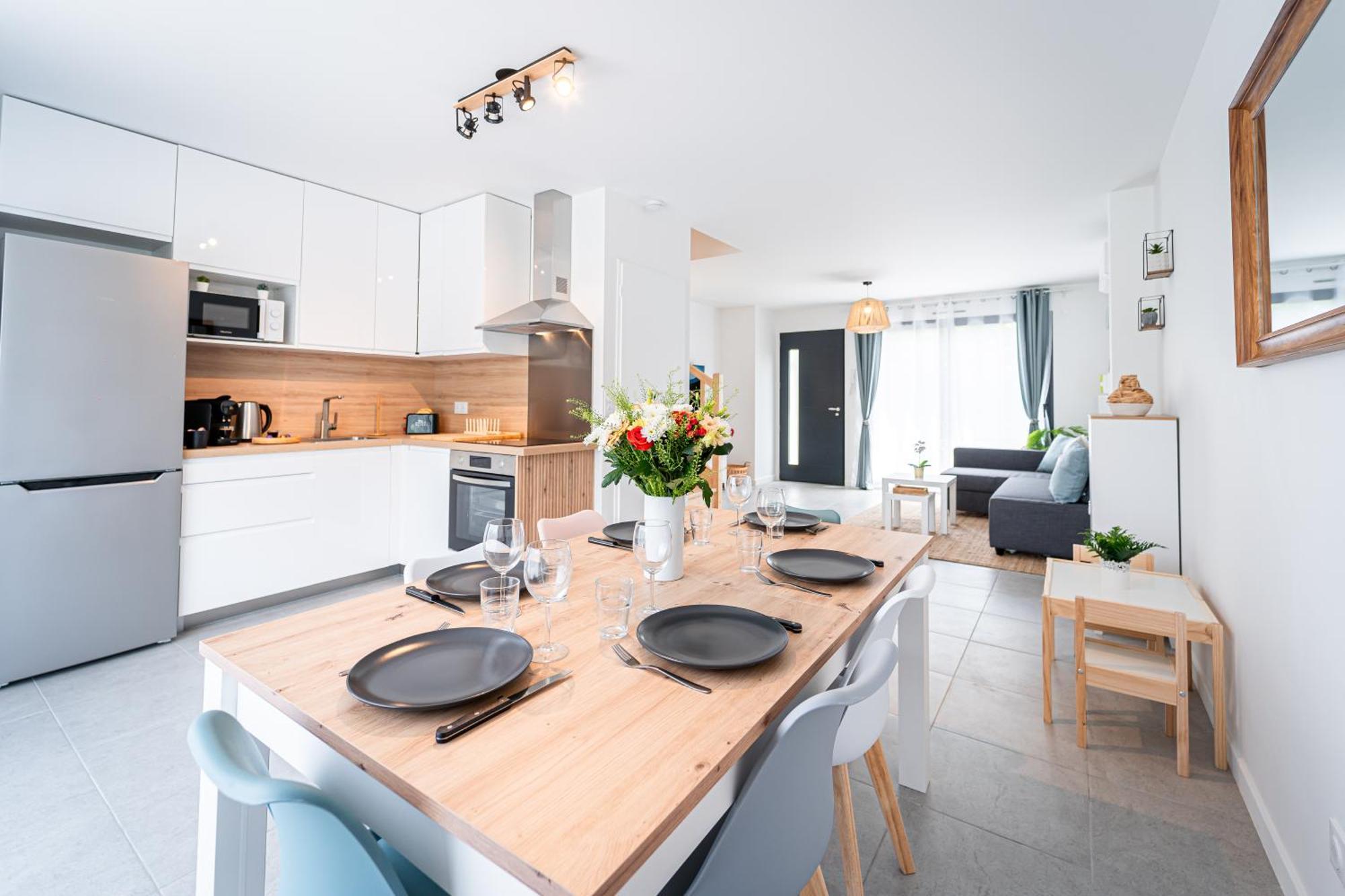 Le Cool Plex Duplex Avec Jardin, Disney 10Mn Esbly المظهر الخارجي الصورة