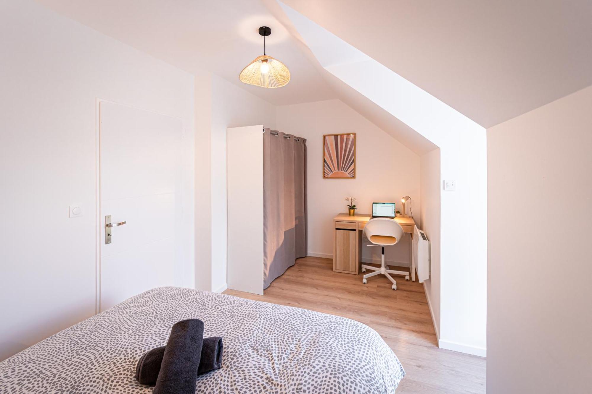 Le Cool Plex Duplex Avec Jardin, Disney 10Mn Esbly المظهر الخارجي الصورة