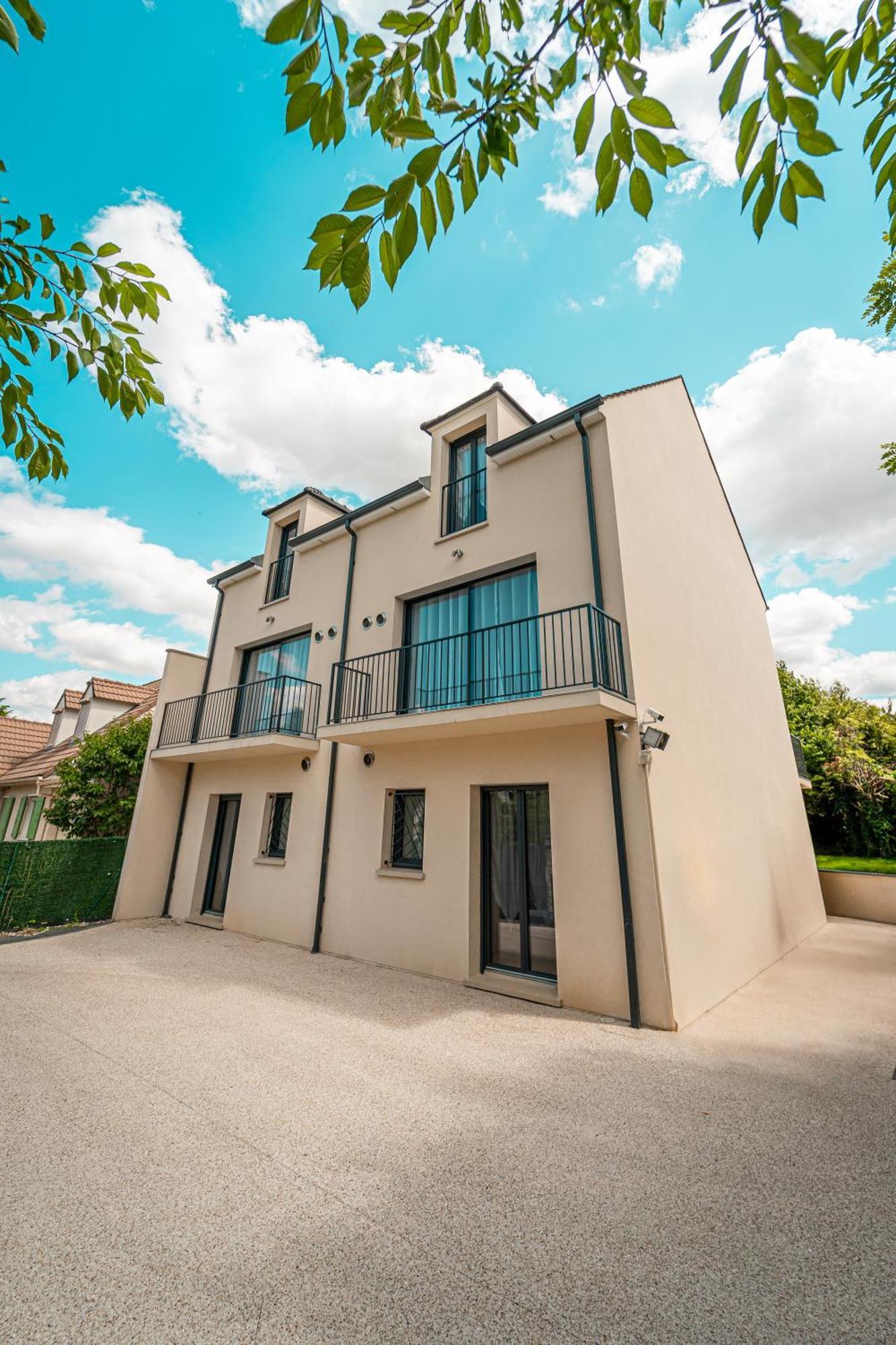 Le Cool Plex Duplex Avec Jardin, Disney 10Mn Esbly المظهر الخارجي الصورة